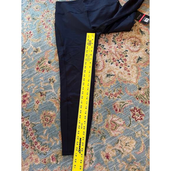 Spyder Active Black Performance Leggings with Side Pockets - Picture 10 of 13